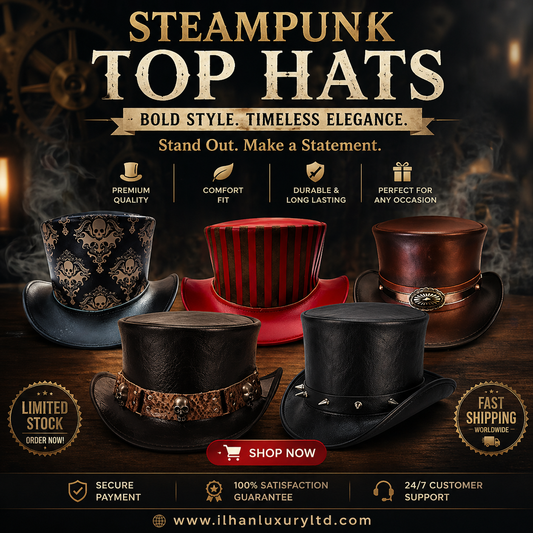 Best Handcrafted Leather Top Hats for Men
