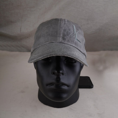 Premium Unisex Crazy Horse Leather Baseball Cap  Adjustable Strapback Dad Hat with Embroidered Logo and Breathable Lining