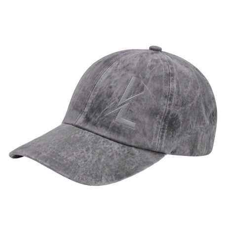 Premium Unisex Crazy Horse Leather Baseball Cap  Adjustable Strapback Dad Hat with Embroidered Logo and Breathable Lining