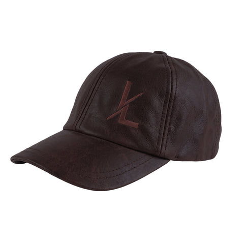 Premium Unisex Crazy Horse Leather Baseball Cap  Adjustable Strapback Dad Hat with Embroidered Logo and Breathable Lining