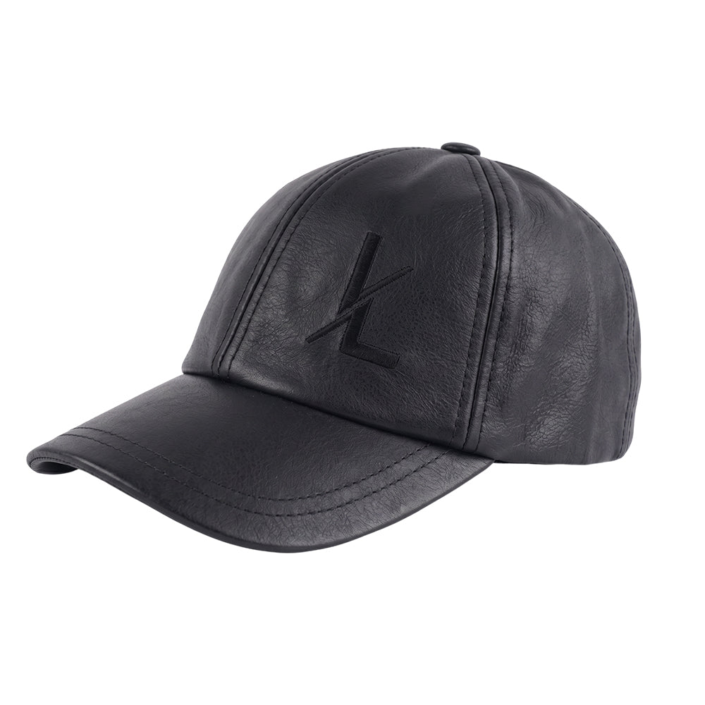 Premium Unisex Crazy Horse Leather Baseball Cap  Adjustable Strapback Dad Hat with Embroidered Logo and Breathable Lining