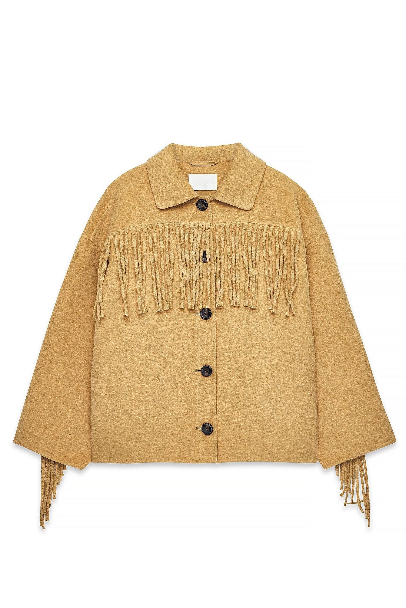ILHAN LUXURY Women's Suede Fringe Shirt Jacket | Western Shacket