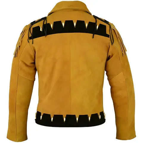 Men’s Western Suede Jacket – Cowboy Style