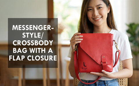 Genuine Leather Crossbody Bag for Men & Women – Premium Shoulder Bag