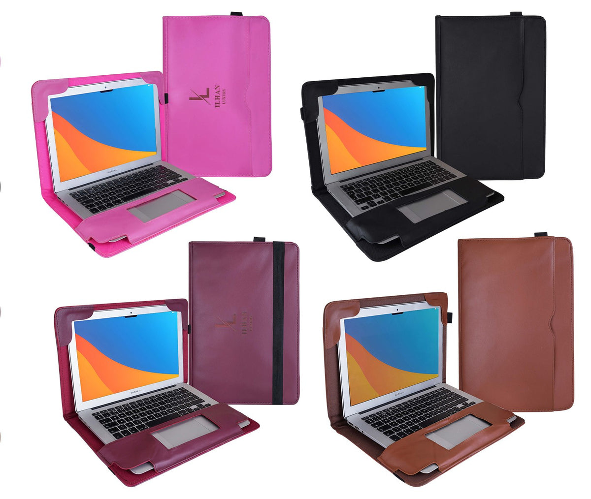 Genuine Leather Laptop Covers – Premium Protective Covers in Multiple Colors