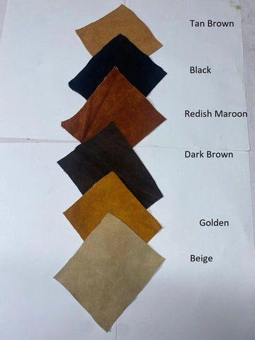 ILHAN LUXURY Men’s Western Brown Suede Leather Jacket – Handmade Vintage Style Button-Up Coat • Classic Cowboy Look with Contrast Stitching